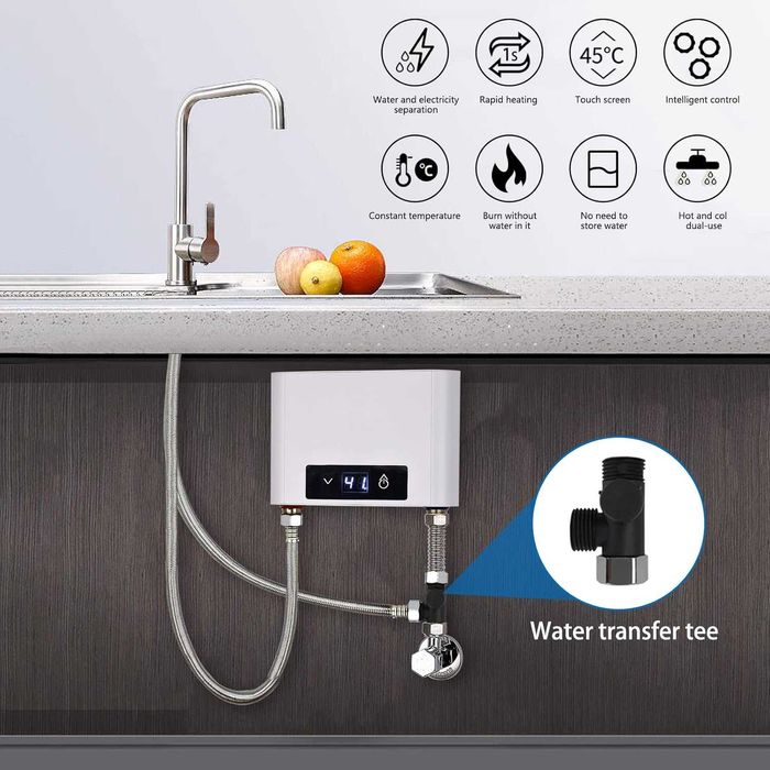 Instant Apa Calda Electronic 3500W - LCD - Control Temperatura - Nou