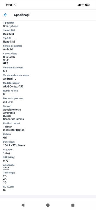 Xiaomi 9C NFC 64 ROM/3 GB RAM