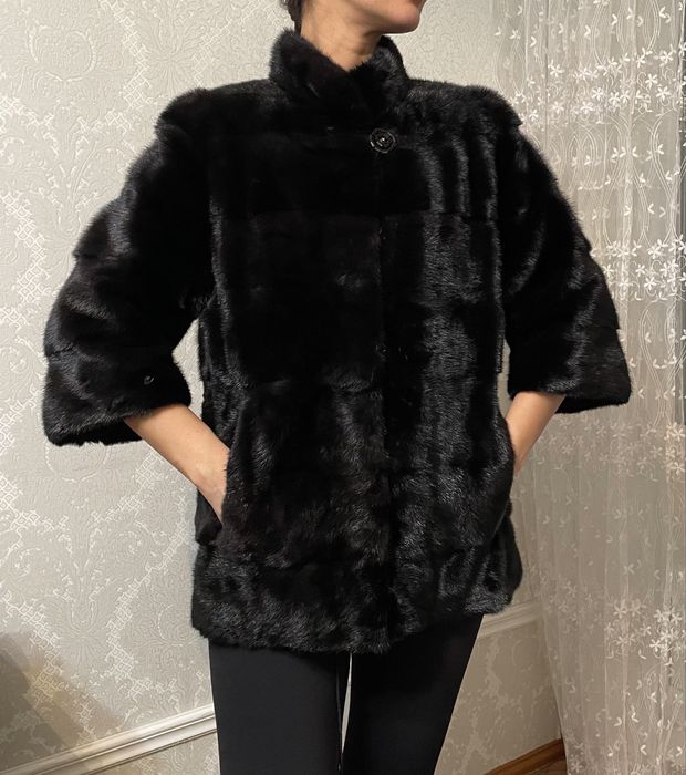 Норковая шуба «черная»