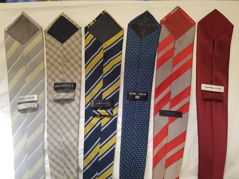 20 cravate de lux diverse marci italiene