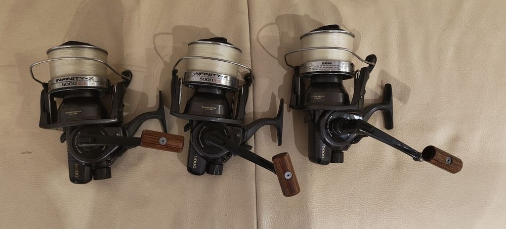 3 Mulinete Daiwa infinity 5000 BR / pescuit crap