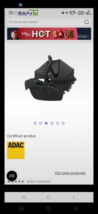 Scoica Joie . Factura + garantie 24 luni