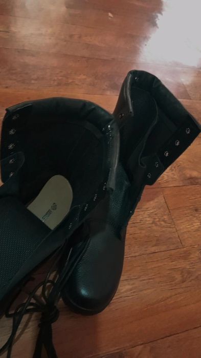 Берцы военные кожанные