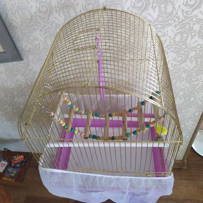 Клетка для птиц, в комплекте