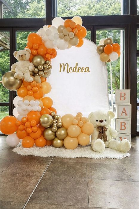 Decor baloane și aranjamente botez, nuntă și evenimente private