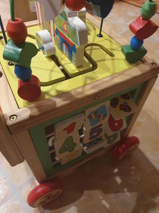 Antemergator lemn eva toys