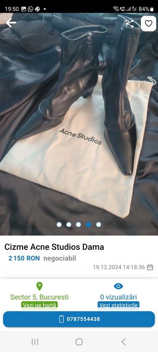Cizme dama Acne Studios