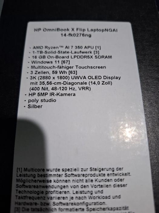 HP Omnibook X Flip 14.