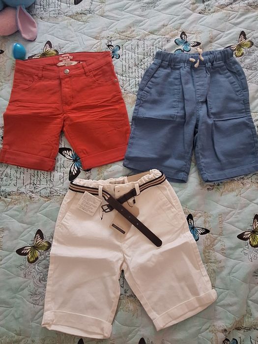 Къси панталони ZARA и  H&M-размер 128