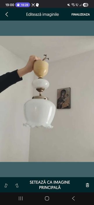 Vand lustră cu un bec, Dărmanești Suceava