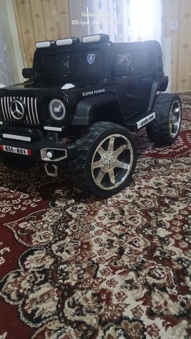 Bolalar elektr mashinasi sotiladi. Holati juda yaxshi, hamma joyi butu
