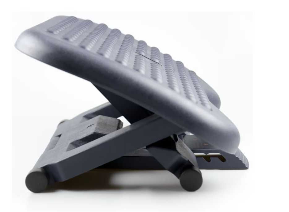 Suport picioare birou, F6031, ajustabil, plastic negru, 46x34x11 cm