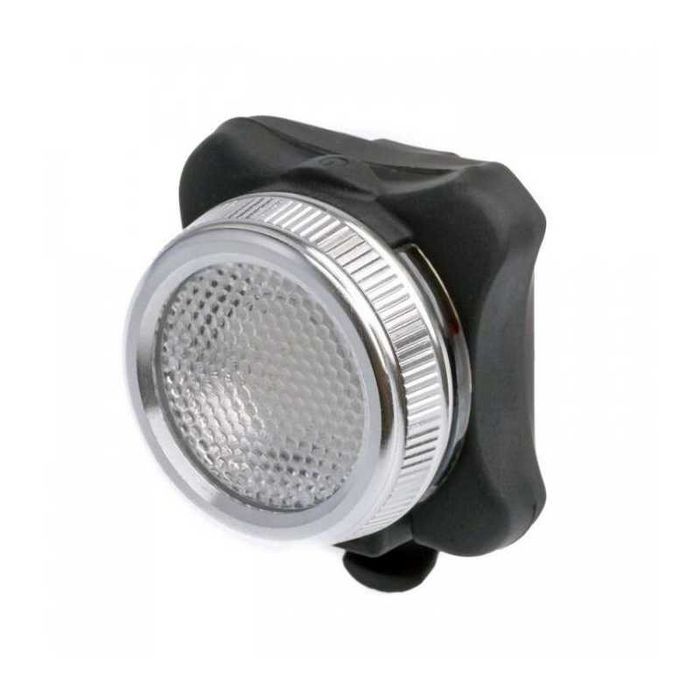 2 в 1 Компактен LED фар и стоп за велосипед Бяла/Червена светлина, USB