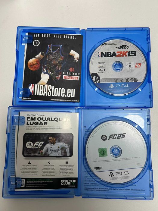 Jocuri PS5 / PS4 – FC 25 și NBA 2K19 | Vând sau schimb