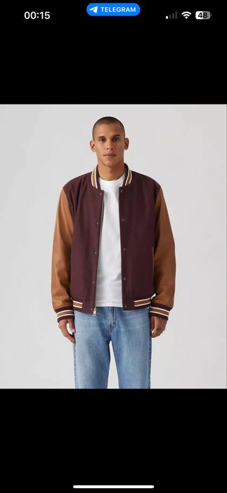 Levis куртка теплая американка осень зима США