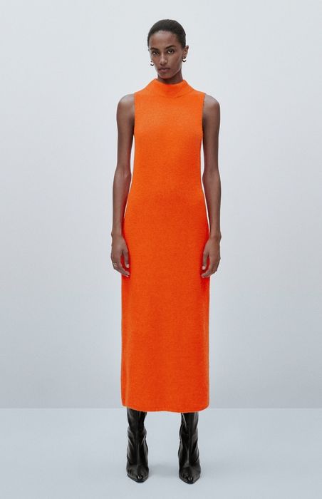 Rochie din lână tricotată Massimo Dutti-EDITIE LIMITĂ,masura S,,Super