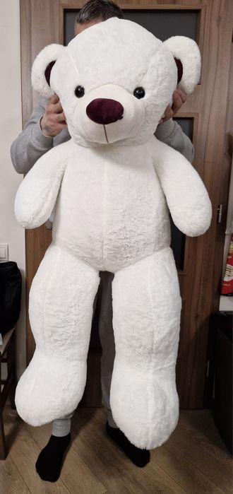 ОГРОМЕН Бял мечок- НОВ 110см.