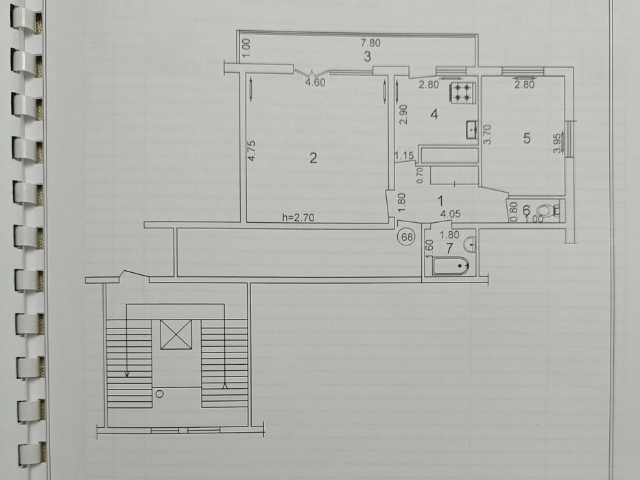 Продается квартира на ТТЗ-4 КОРЗИНКА. 2/3/9.