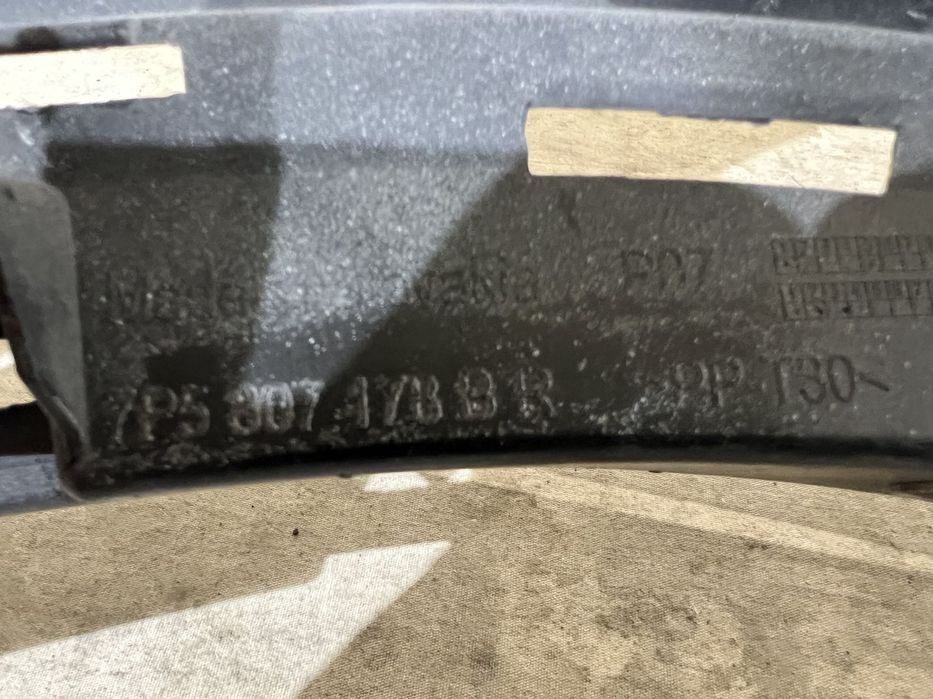 Suport prindere bara fata dreapta, Porsche Cayenne, 2015, 2016, 2017, 2018, 7P5807178B.