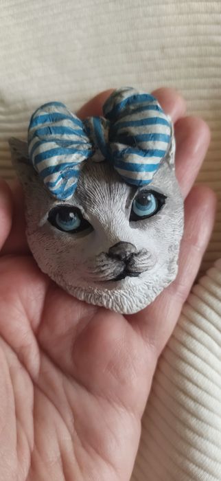 Брошь Кошка Лу-Лу