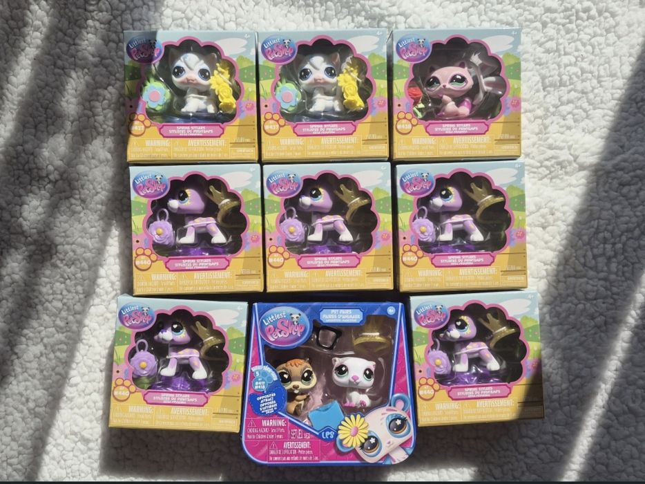 Spring Styles Great Dane Angora Raccon Noi Littlest Pet Shop Lps