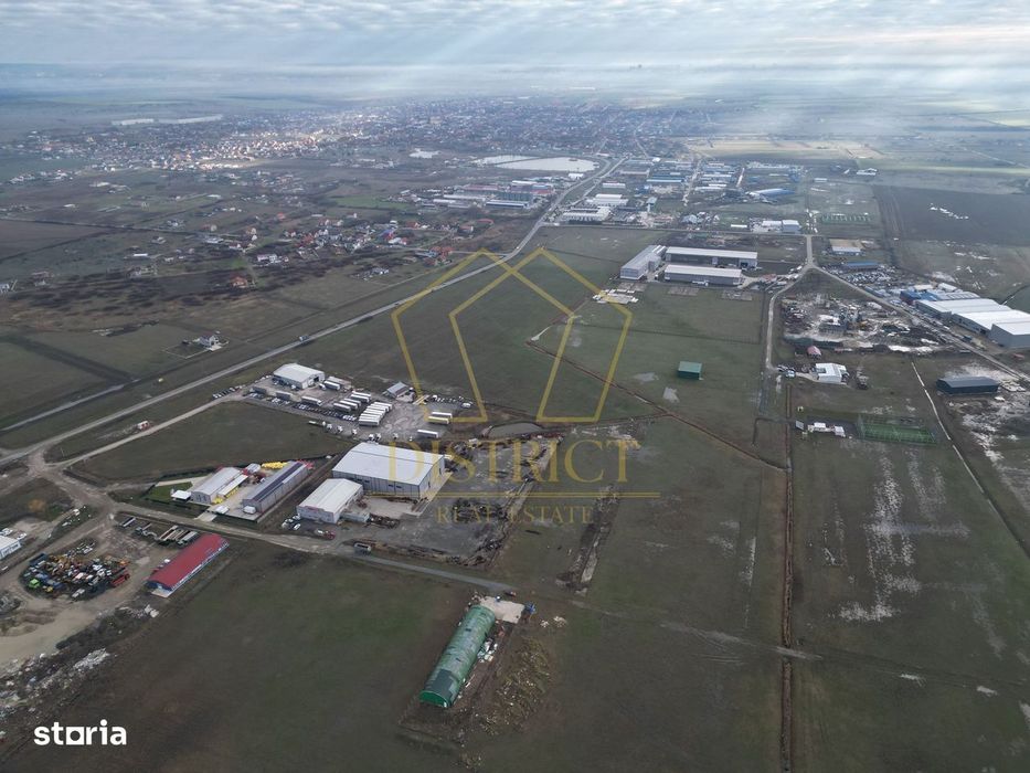 Teren industrial 4.000 mp, parcelabil, POT 80% I Săcălaz