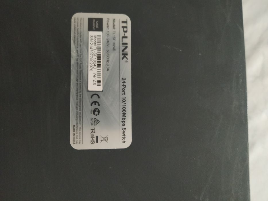 Switch Ethernet Tp-Link 24 Porturt