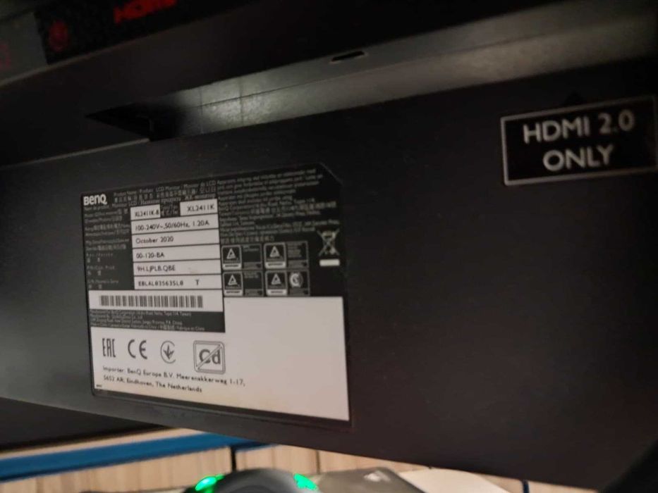 ZOWIE XL2411K 24 инча 144Hz TN Gaming Monitor DyAc