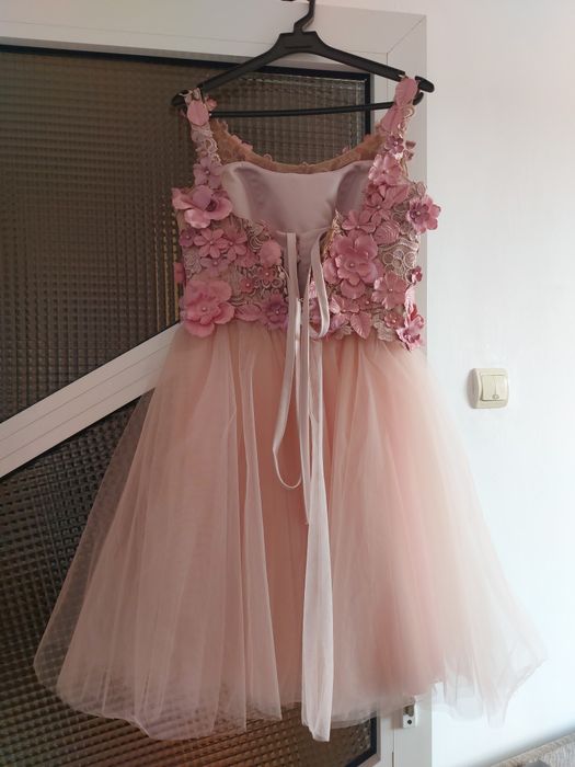 Rochiță mini cu tul roz