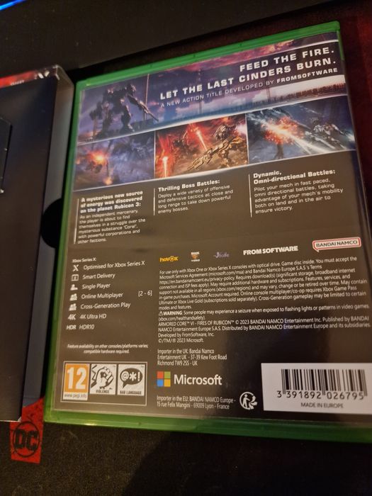 Armored Core 6 fire of Rubicon day one edition xbox one/series X