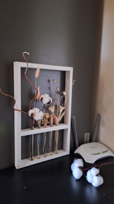 Интерьерные композиции из сухоцветов