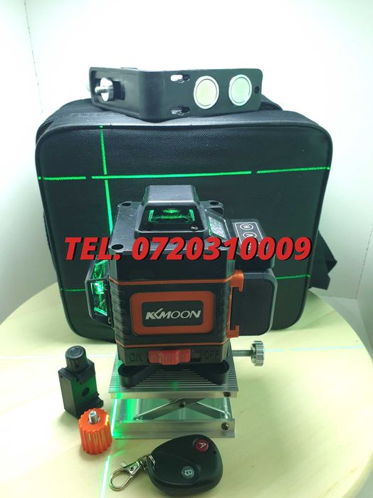 Reducere Auto Nivela Laser  Raza Verde 16 Lini 4d Cu Telecomanda Fara