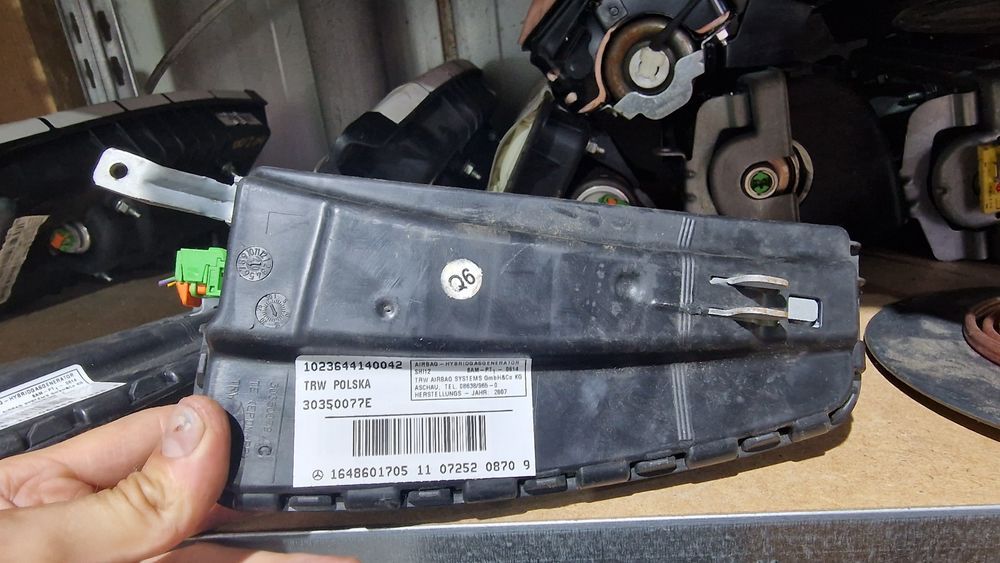 Airbag scaun sofer stanga Mercedes A1648601705 S class W221 W164 ML320