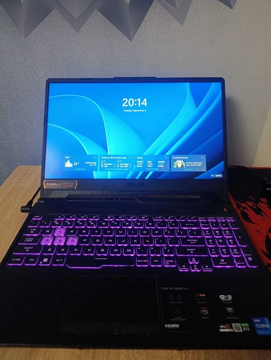 Laptop Gaming ASUS TUF F15 | I7-11800H | 16 GB RAM | RTX 3050 TI