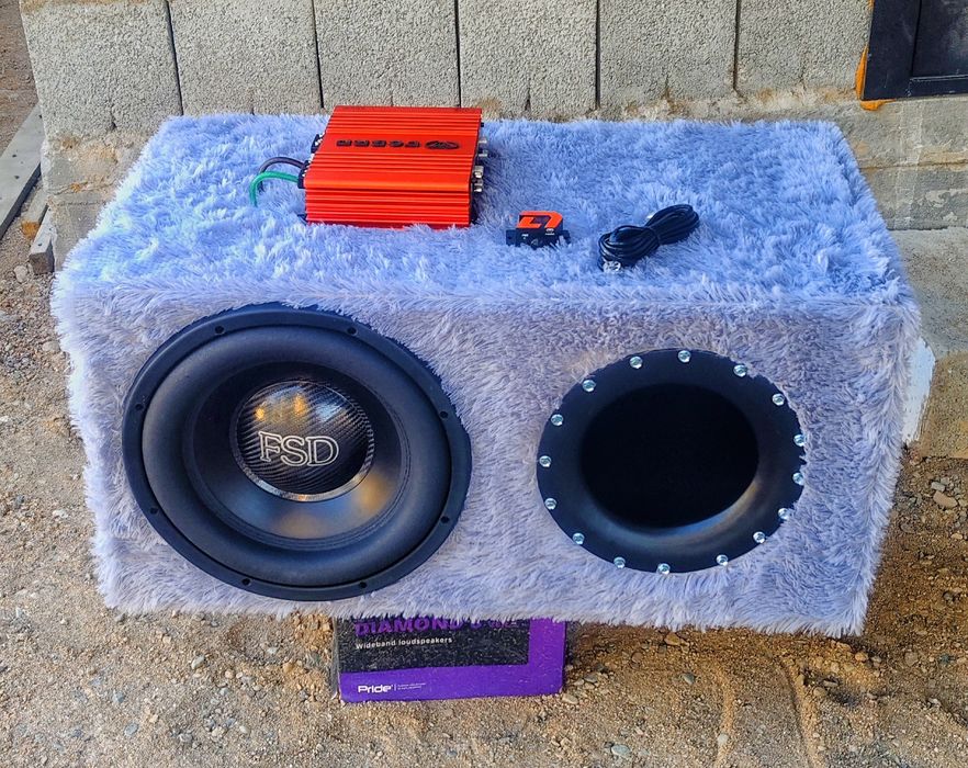 Сабвуфер FSD 12 2000ватт с моноблокам