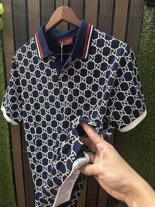 Gucci поло шърт /monogram/