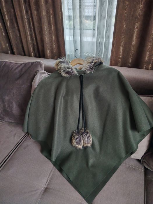Pelerina capă dama culoarea kaki