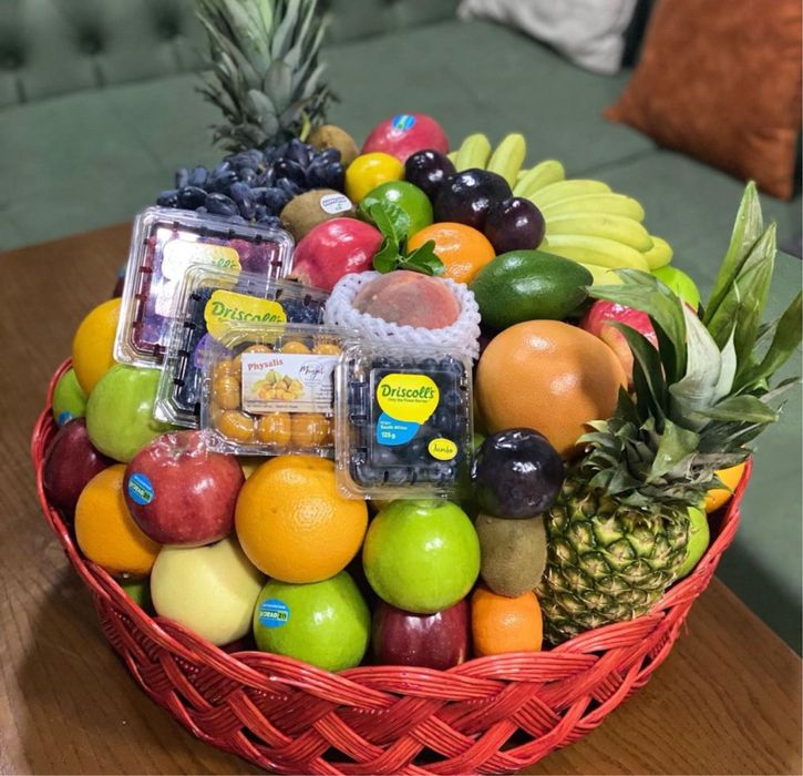 Mevali Savat-korzinka, shokoladli savat-korzinka, корзинка фруктовая