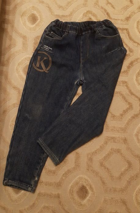 Утеплённые джинсы