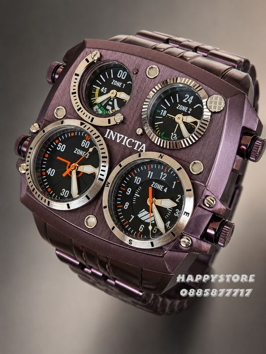 INVICTA Purple 54 mm, Инвикта нов мъжки часовник