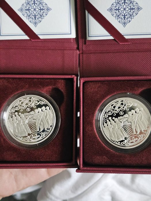 Монеты серебро Казахстана