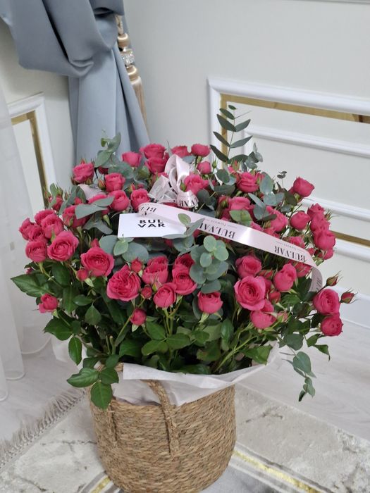 Спрей розы розывые