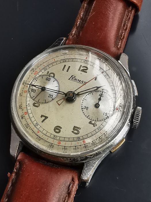 Ceas Permax Chronograph Anii'50 Mecanic