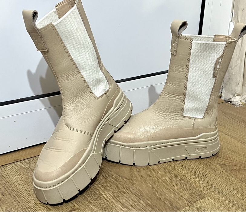 Puma бежови обувки