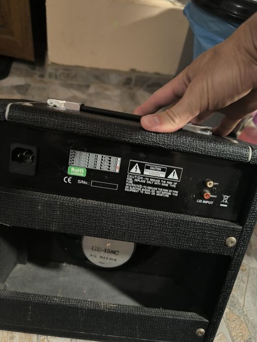 Китара с буфер и кабели