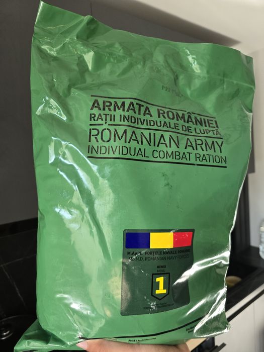Ratie individuala de hrana pentru militari, drumetie pescuit
