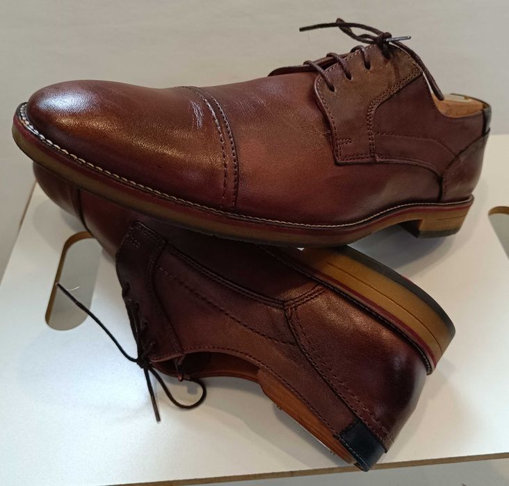 Pantofi derby 43 43.5 premium LLOYD piele naturala moale