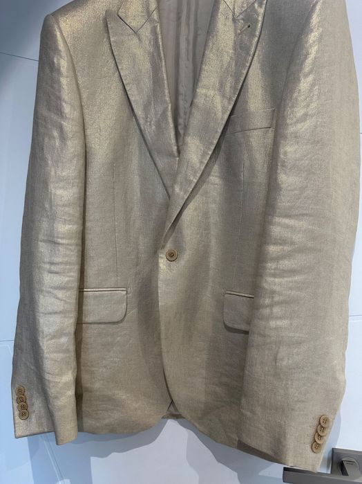 Мъжко ленено сако Bicciani, размер 50 L