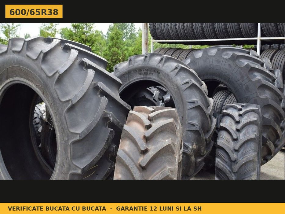 Anvelope Cauciucuri 600/65R38 600/65 R38 600/65-38 6006538 Vredestein Tractor Punte Spate Utilaje Agricole SH Second Hand SECOND HAND Garantie 1 An