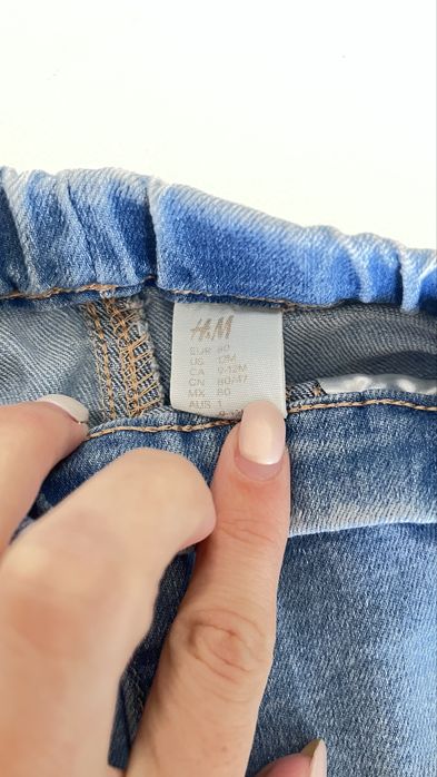 Бебешки дънки H&M 80-86
